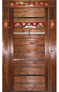 Puertas artesanas de madera
